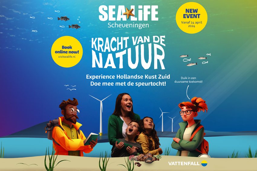 SEA LIFE Scheveningen opent interactieve tentoonstelling ‘Kracht van de Natuur’