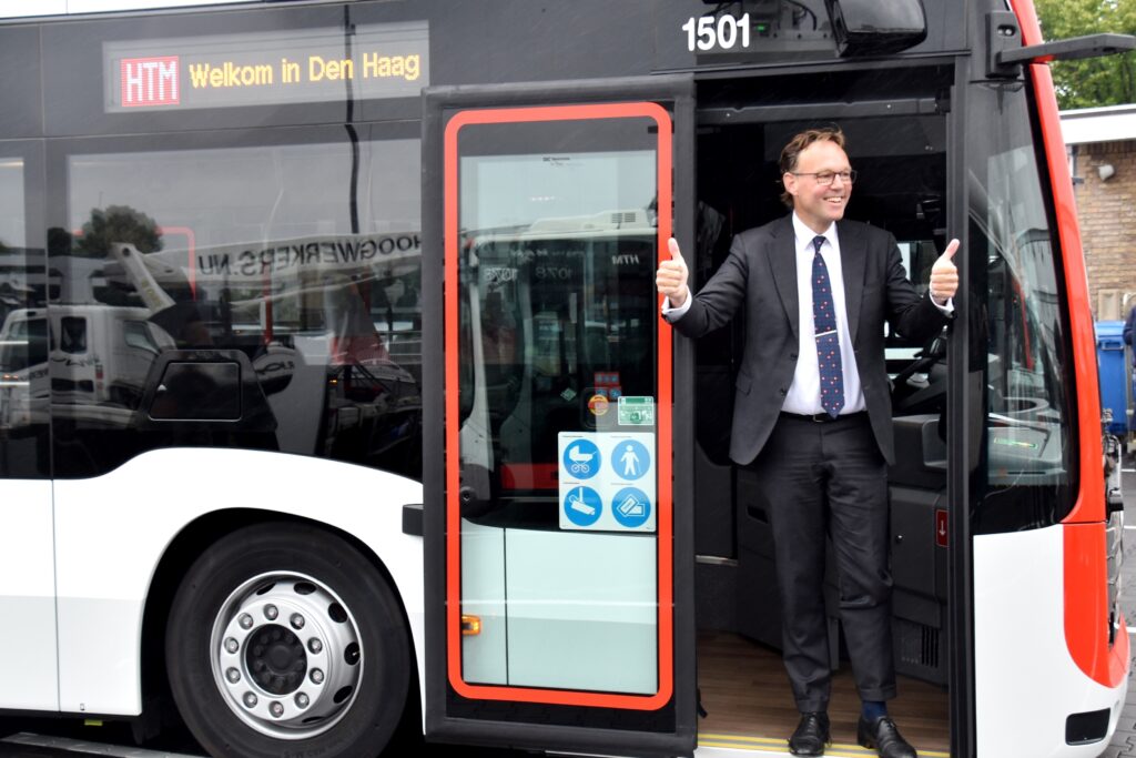 Nieuwe elektrische bussen voor HTM