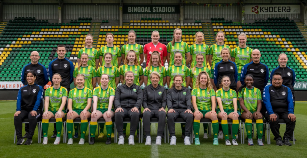 Beloften ADO Den Haag Vrouwen winnen oefenduel