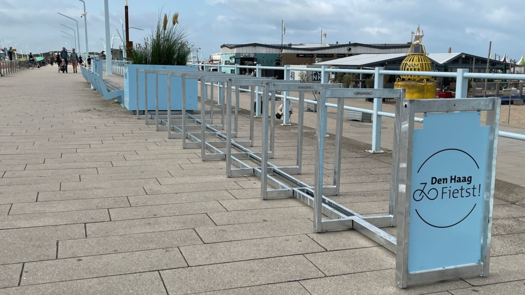 Nieuwe stallingsplekken voor fietsen op Scheveningen