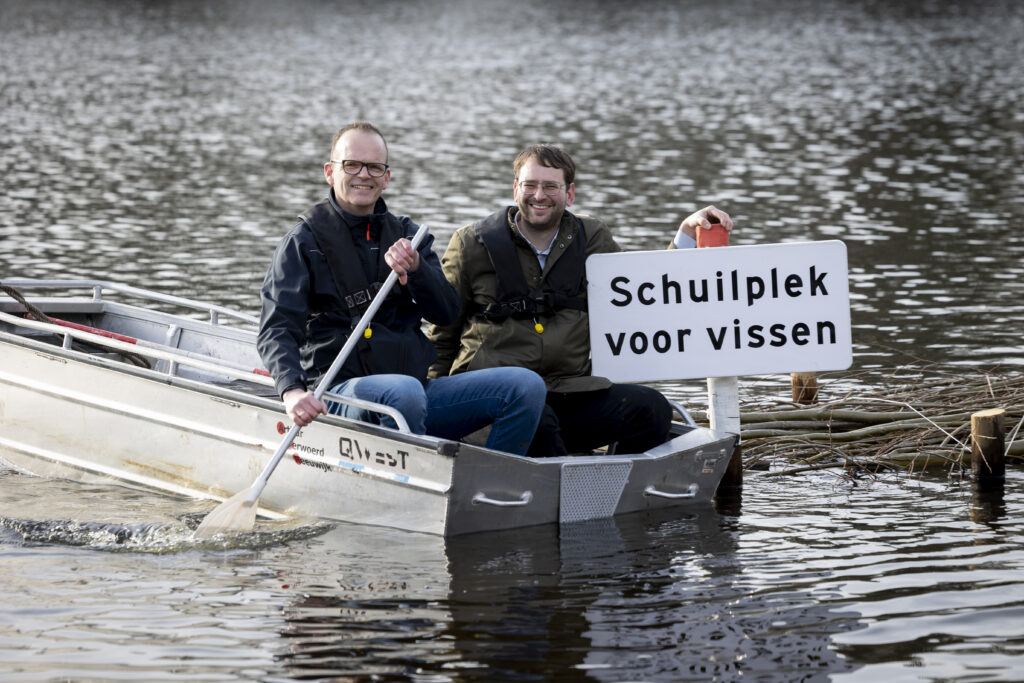 Opening nieuw vissenbos Madestein