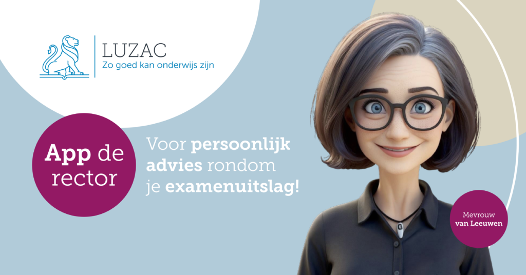 Luzac adviseert leerlingen Haagse regio via app over herkansen examen