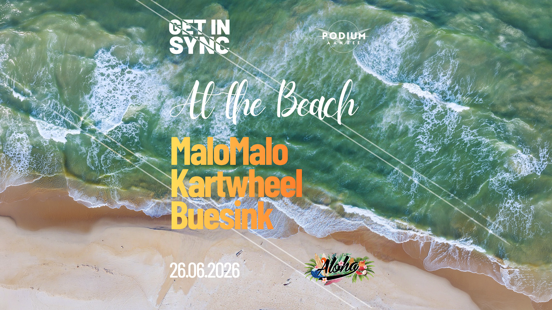 Win kaarten voor strandfeest At the Beach op Scheveningen