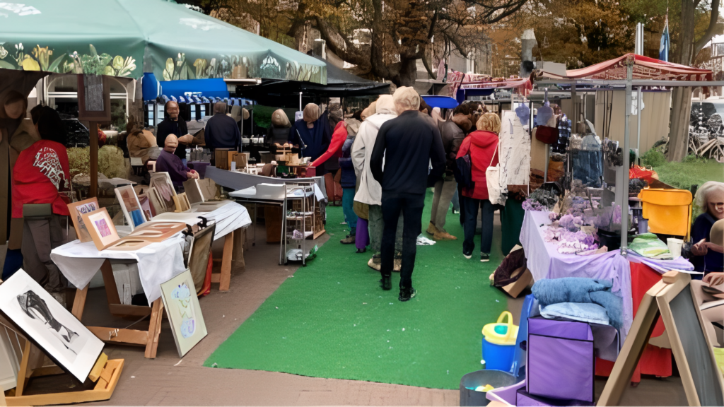 Kunst-, Antiek- en Curiosamarkt voor en door rond bewoners van het Valkenbosplein