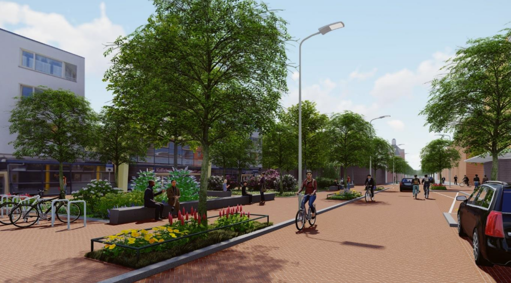 Fietsersbond fel tegen afblazen herinrichting Hoefkade
