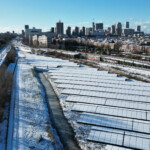 Den Haag vanuit Voorburg via een drone